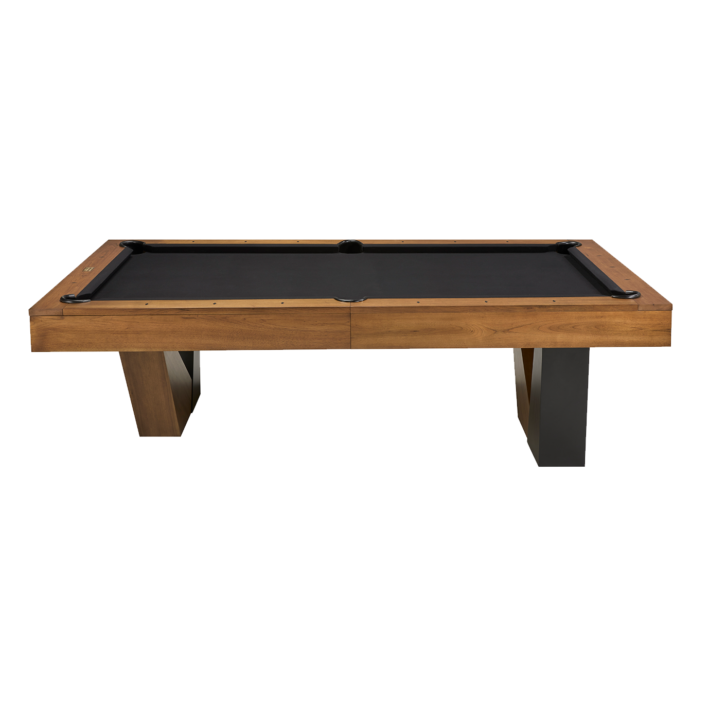 American Heritage Annex Slate Pool Table Brushed Walnut