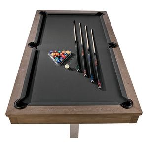 American Heritage Abbey Slate Pool Table Antique Grey 7'