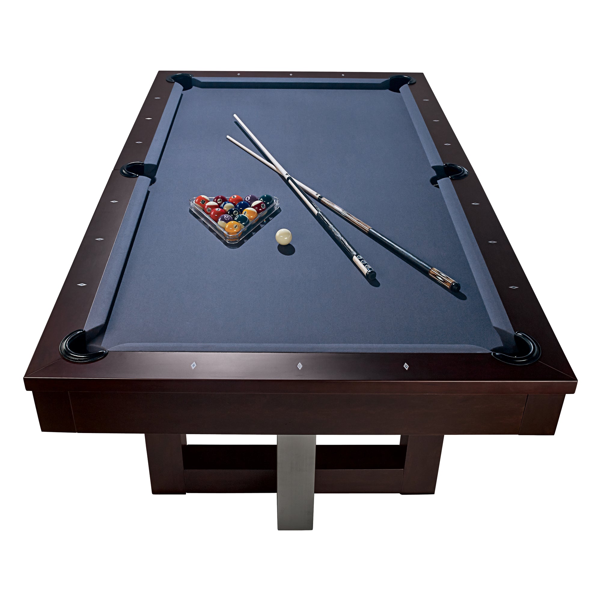 American Heritage Abbey Slate Pool Table Espresso 8'