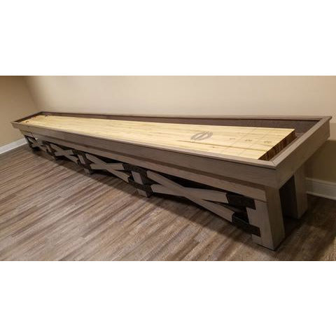 Champion Rustic Shuffleboard Table