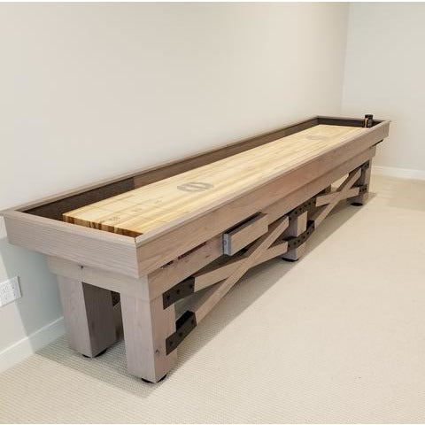 Champion Rustic Shuffleboard Table