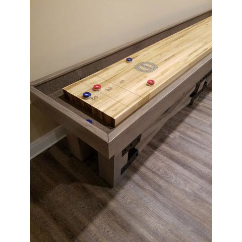 Champion Rustic Shuffleboard Table