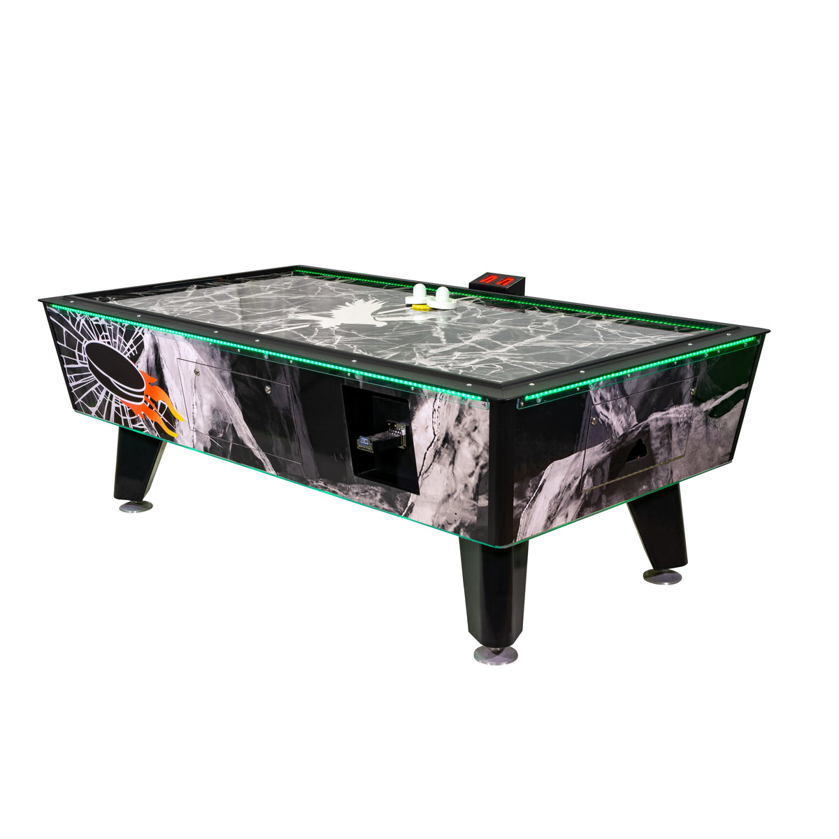 Great American Black Ice Air Hockey Table 8&#39;