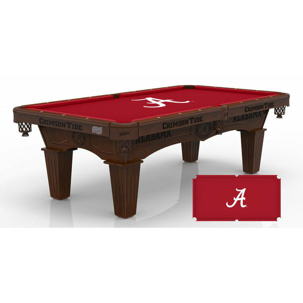 Holland Bar Stool Alabama Crimson Tide 8&#39; Pool Table