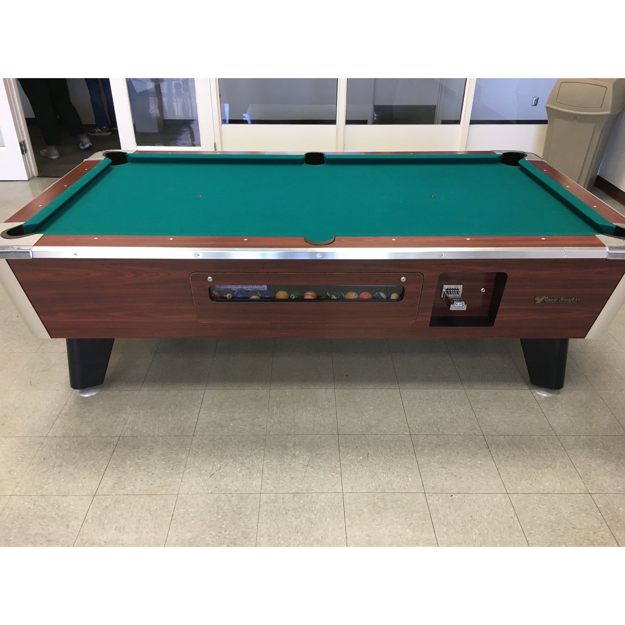 Great American Eagle Coin Operated Pool Table