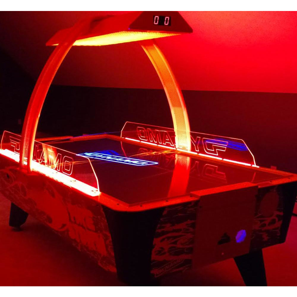 Dynamo 8' Fire Storm Home Air Hockey Table Lights