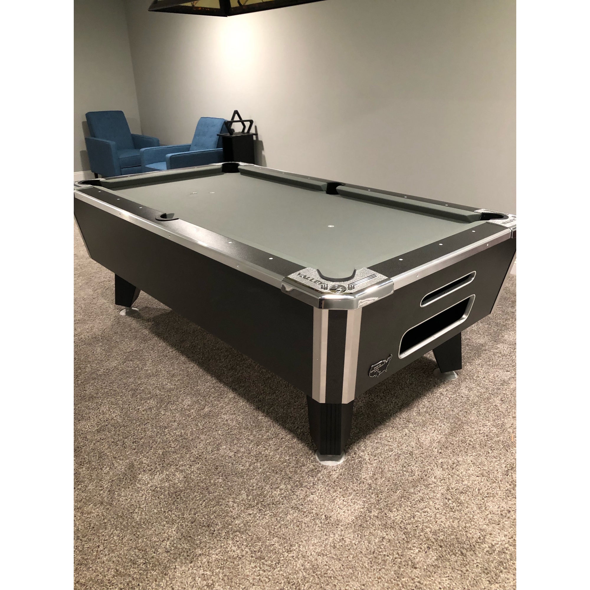 Valley Panther Commercial Home Pool Table (Black Cat Finish)