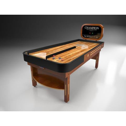 Champion 7&#39; Bank Shot Shuffleboard Table