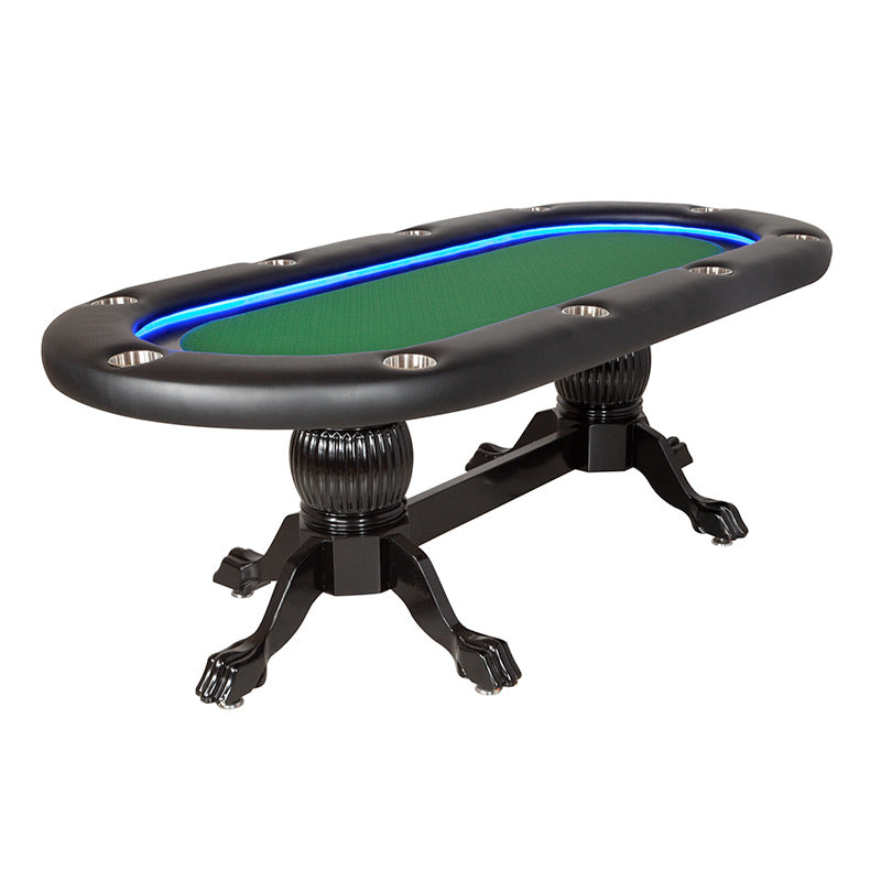 BBO Elite Alpha 10 Person LED Poker Table